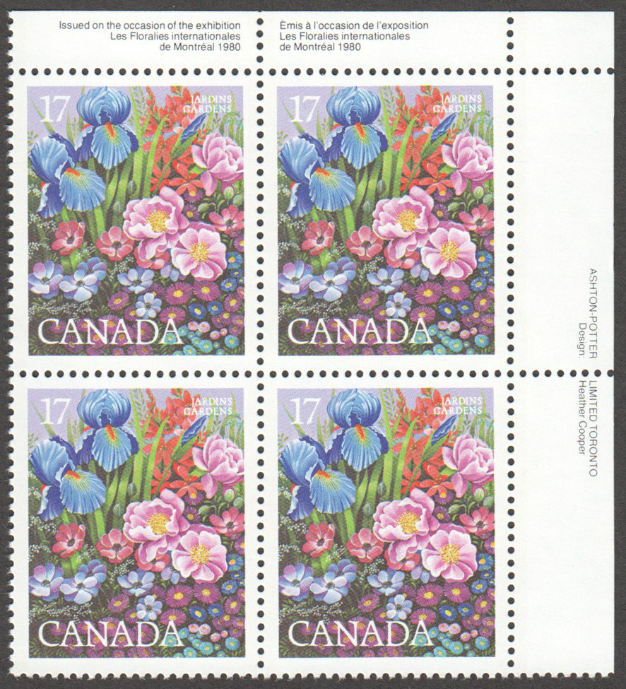 Canada Scott 855 MNH PB UR (A10-7) - Click Image to Close